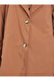 Rust Longline Buttoned Trench Coat - 4