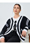 Black Crochet Knit Tie-Up Cardigan