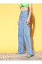 Women Blue High Rise Side Zipper Detail Straight Jeans - 2