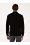 Black Regular Fit Zippered Knitwear Cardigan 50315821-Vr046 - 5