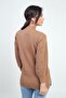 Neckline Low-Cut Hair Braided Pattern Sports Tunic Sweater - 4