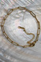 Steel Italian Paperclip Laser Engraved Bracelet 4 mm Gold Color |   Non-Tarnishing, Unisex, 2 Years Warranty - 6