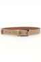 Women's Classic Faux Leather Belt – Stylish Model with Metal Buckle