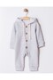 Unisex Baby Hooded Buttons Transitional Jumpsuit - 3