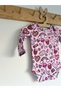 Lollipop Marshmallow Pink Colored 100% Organic Cotton Baby Girl Bodysuit - 4