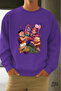 Çakmaktaş Family Printed Crew Neck Sweatshirt