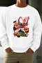 Çakmaktaş Family Printed Crew Neck Sweatshirt