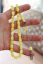 Yellow Color Capsule Cut Drop Simile Beirut Powder Amber Prayer Beads 201024770 - 3