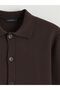 Southblue Brown Polo Collar Men's Knitwear Cardigan - 7