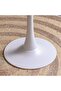 Trinket Side Table Dia70×75 cm – Modern White Round Table for Home, Patio & Coffee Corner - 3