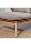 Cherry 4-Seater Sofa Set with 2 Coffee Tables – Elegant Cherry/Brown Living Room Set - 7