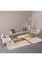 Lianne 5-Seater Sofa Set with Coffee Table – Beige Luxury Living Room Set