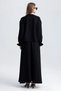 Bell-Bottomed Skirt with Elasticated Pockets and a Tie-Up Blouse, Two-Piece Linen Set - 4