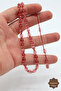 Rose Color Barley Cut Special System Fire Amber Prayer Beads 201024764 - 5