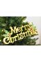 Christmas Ornament Gold Color Merry Christmas Door Wall Tree Ornament 30X10 cm Happy20205-111 - 7