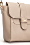 Tegan genuine leather women's shoulder and crossbody bag beige - 2