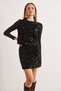 Women's Black Paneled Piece Stylish Knitwear Set Tkm-19000460 - 5