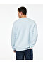 Regular Fit Cotton Viscose Blend Fleece-Lined Crew Neck Printed Sweatshirt - 4