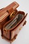 Authentic Phaeton Metal Logo Embroidery and Belt Detail Small Size Women's Hand and Shoulder Bag Lv930576 Camel - 3