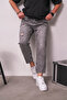 Men's Boyfriend Fit Ripped Detailed Smoked Jean Denim Pants Sd-273 - 7