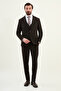 Straight Slim Fit Mono Collar 4 Drop Classic Men's Suit Coffee - 45317.24Y - 3