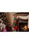 Christmas Gift Giving Christmas Sack Pine Tree Patterned Socks Decorative Sack Ornament 38 X17 cm Hpy-14 - 7