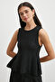 Twist Knit Sleeveless Knitwear Black
