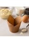 40-Piece Kraft Muffin Cupcake Mold Tulip Shaped Cake Capsule Natural Cake Mold, Airfryer Compatible - 3