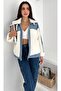Denim Detailed Lined Plush Jacket - 2