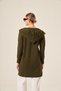 Women's Self-Tie Knitwear Cardigan Khaki 20727 - 6
