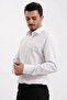 Men's White Tie Collar Slim Fit Oxford Shirt – Formal & Classic Elegance - 4