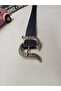4cm Women's Trouser Belt, Dress Belt, Coat Belt with Special Design Processing Buckle - 4