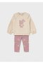 Winter Baby Girl 2-Piece Leggings Set - Pink