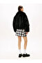 Tjw Faux Fur Women's Black Coat Dw0Dw21669Bds - 3