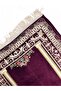 Lined Chenille Prayer Rug – Thick Texture, Premium Quality, Dowry Gift, Gift Design - 4