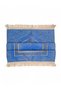 Mihrap Patterned Lined Chenille Prayer Rug – Luxurious Texture, Gold Detailing, Gift Prayer Rug - 3