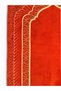 Mihrap Patterned Lined Chenille Prayer Rug – Luxurious Texture, Gold Detailing, Gift Prayer Rug - 2
