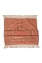 Mihrap Patterned Lined Chenille Prayer Rug – Luxurious Texture, Gold Detailing, Gift Prayer Rug - 3