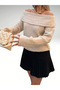 Degaje Madonna Collar Comfortable Fit Women's Knitwear Sweater - 3