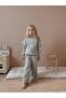 Girl's Beaded Bow Detailed Sweatshirt Winter Set