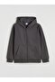 Hooded Boys' Zipper Sweatshirt