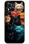 Huawei Honor 400 Pro Case Hd Pattern Printed Back Cover - Colorful Cats