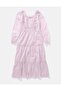 AE Long-Sleeve Tiered Embroidered Midi Dress - 4