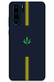 Huawei P30 Pro Case Hd Pattern Printed Back Cover - Yellow Navy Blue
