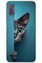 Samsung Galaxy A7 2018 Case Hd Pattern Printed Back Cover - Blue-Eyed Cat