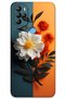 General Mobile Gm 21 Pro Case Hd Pattern Printed Back Cover - White Orange Flower