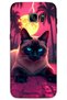 Samsung Galaxy S7 Edge Case Hd Pattern Printed Back Cover - Tense Cat