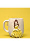 Handmade Ceramic Princess Mug Cup with 3D Embossed Charm Gift