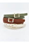 I Leather Look Women's Belt 3-Pack from Freezen Store
