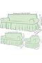Bürümcük Sofa Cover, Sofa, Sofa Bed Cover, Sofa Cover 3 2 1 1 Set - 2